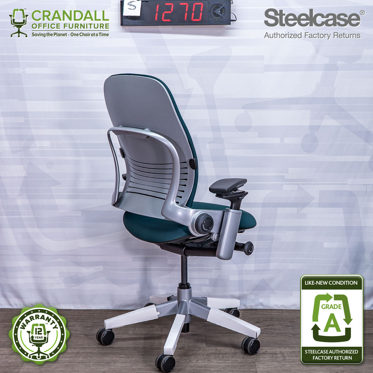 S-1270 - Steelcase V2 Leap - Grade A