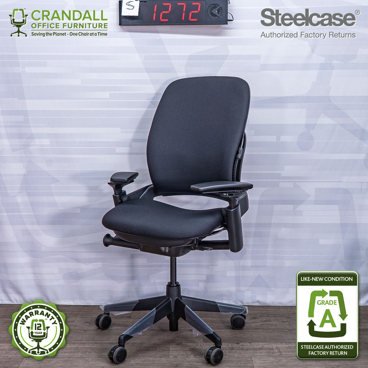 S-1272 - Steelcase V2 Leap - Grade A