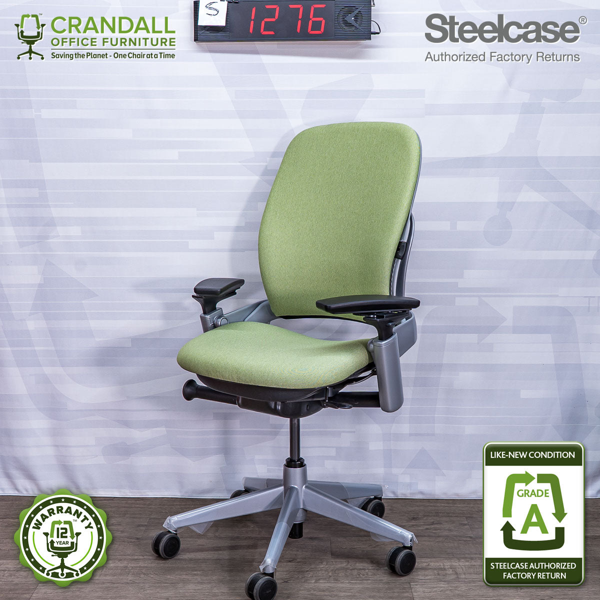 S-1276 - Steelcase V2 Leap - Grade A