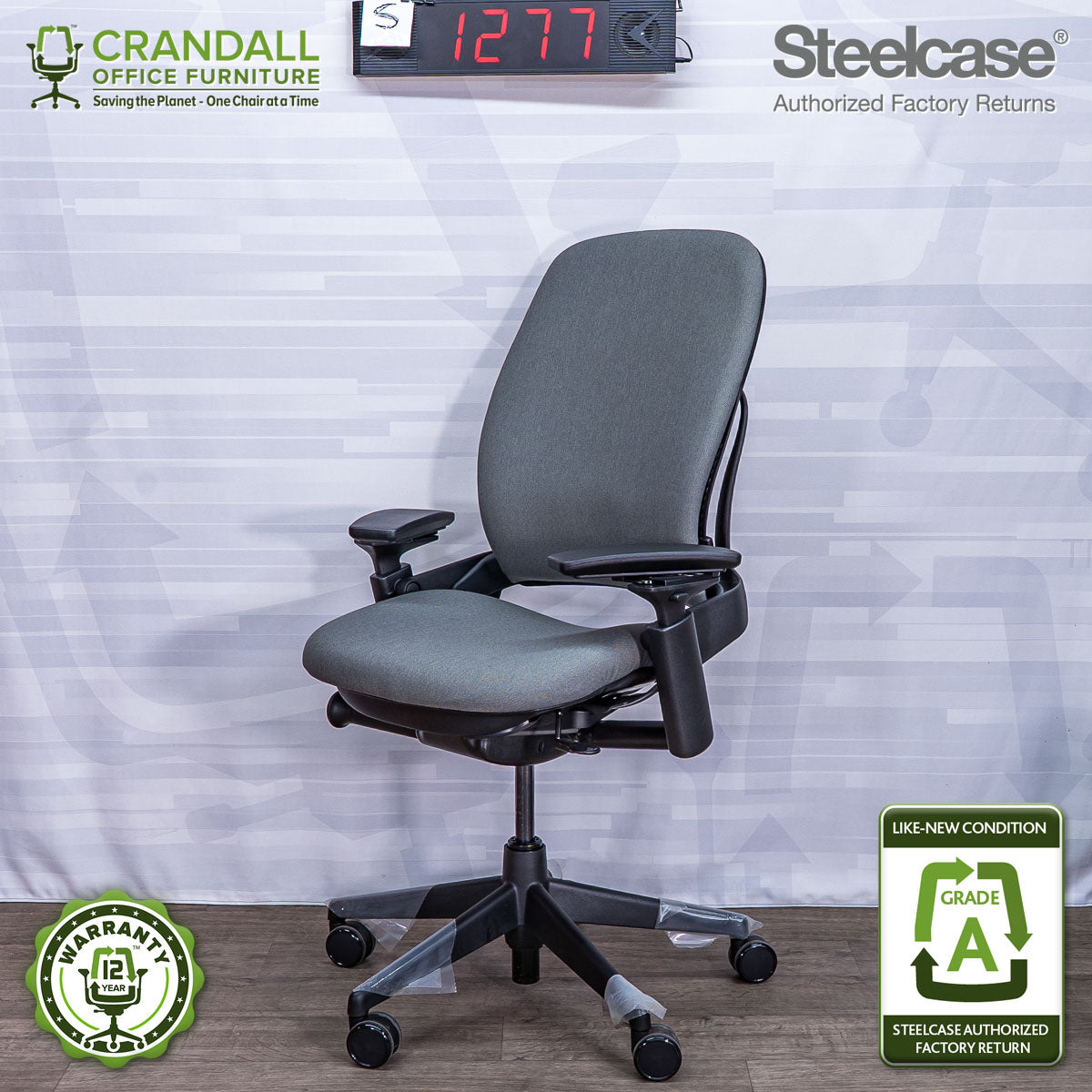 S-1277 - Steelcase V2 Leap - Grade A