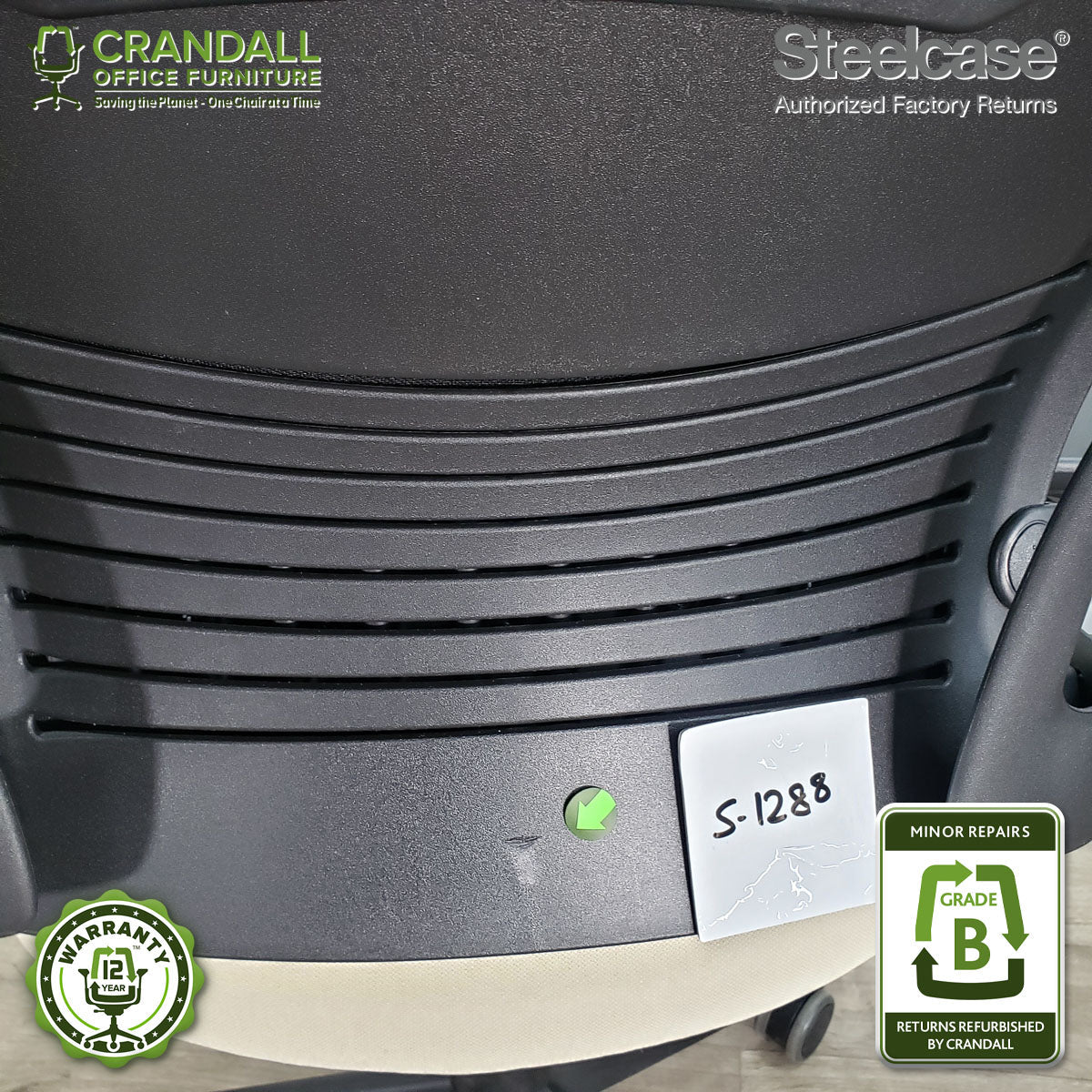 S-1288 - Steelcase V2 Leap - Grade B