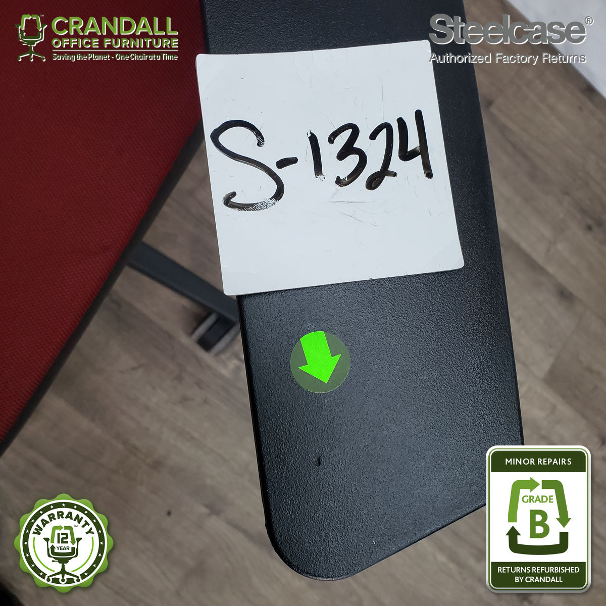 S-1324 - Steelcase Gesture with Headrest - Grade B