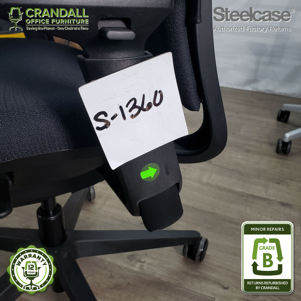 S-1360 - Steelcase Amia - Grade B