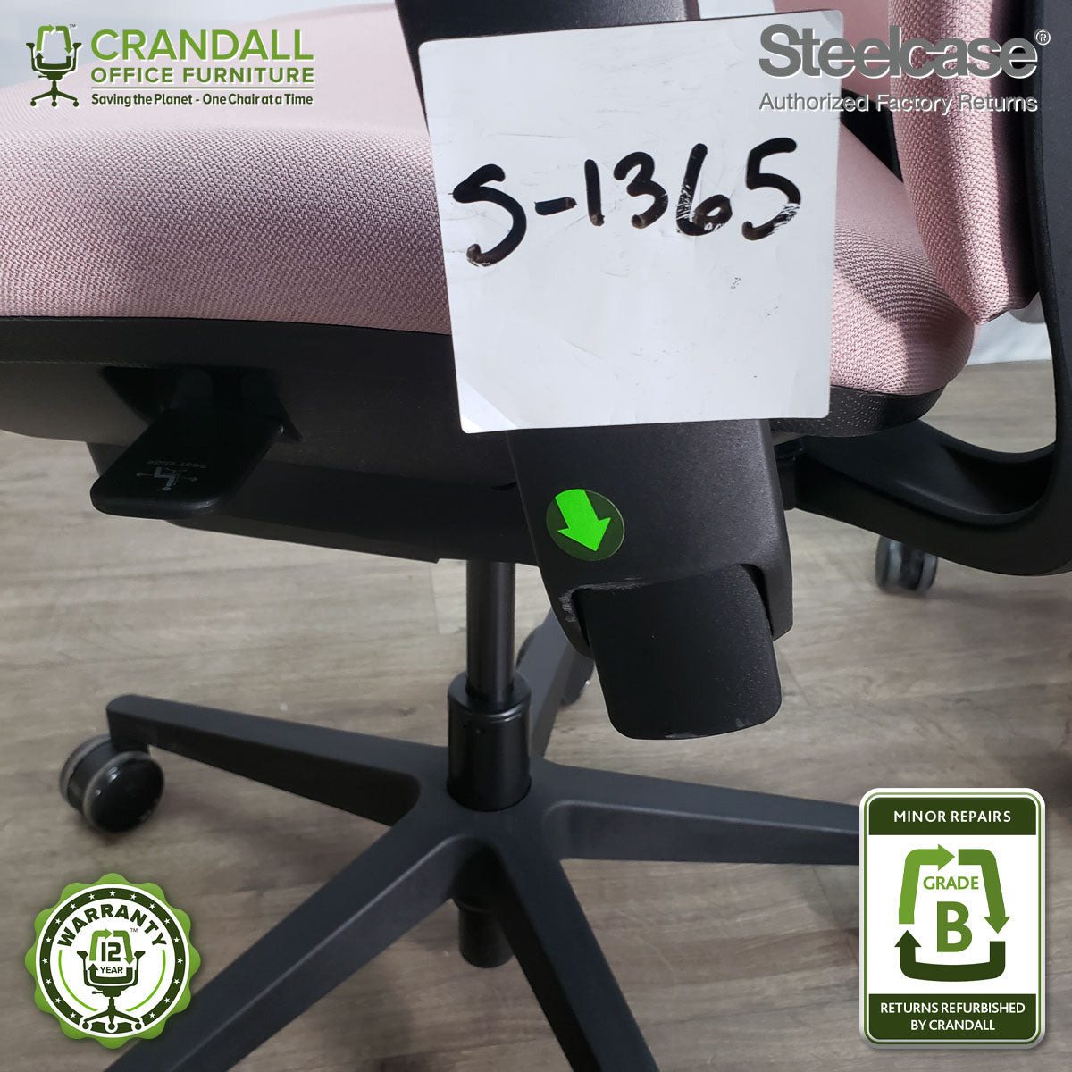 S-1365 - Steelcase Amia - Grade B