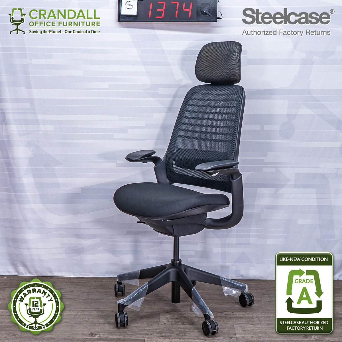 S-1374 - Steelcase Series 1 - Grade A