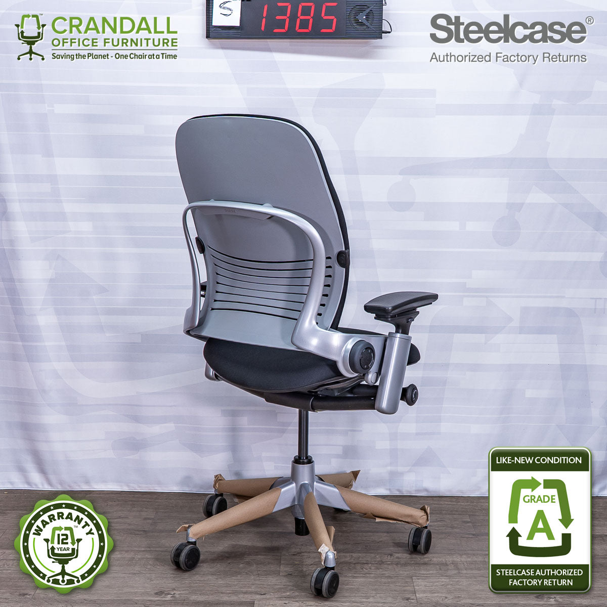S-1385 - Steelcase V2 Leap - Grade A