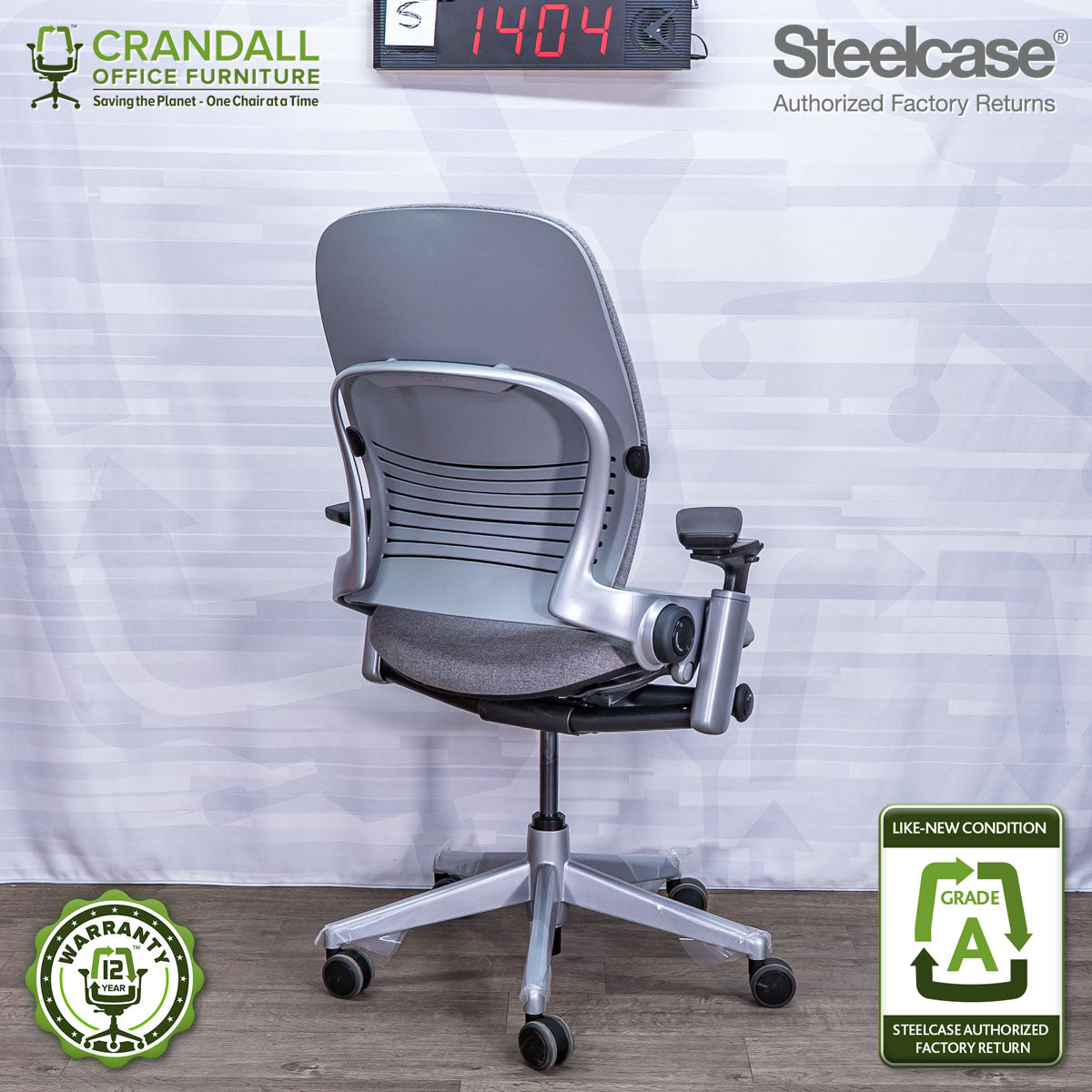 S-1404 - Steelcase V2 Leap - Grade A