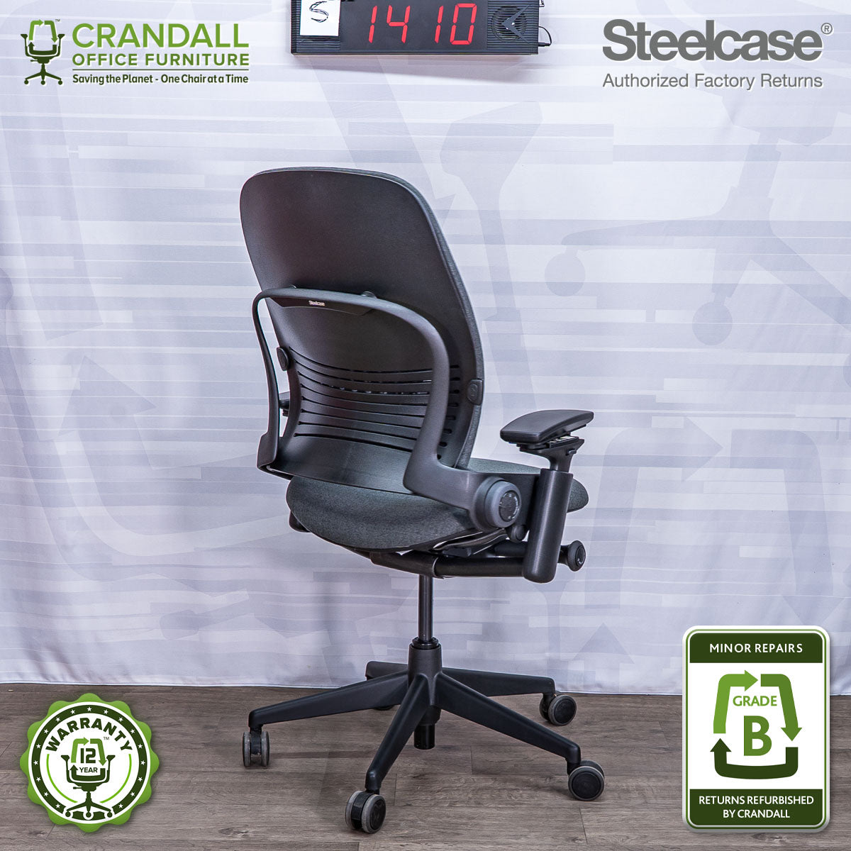S-1410 - Steelcase V2 Leap - Grade B