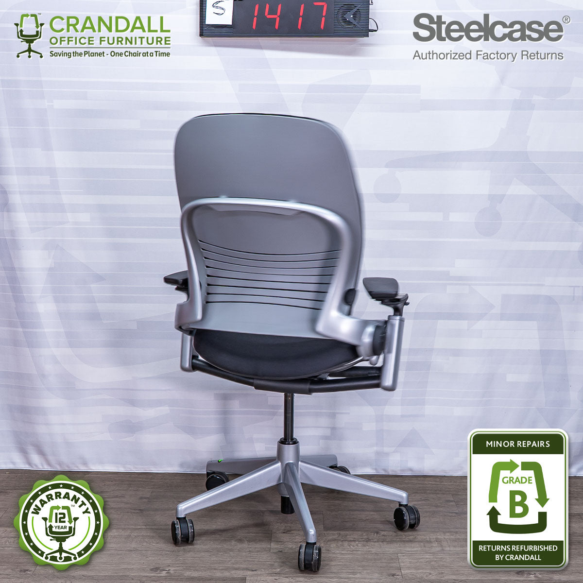 S-1417 - Steelcase V2 Leap - Grade B