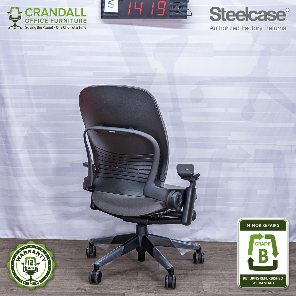 S-1419 - Steelcase V2 Leap - Grade B