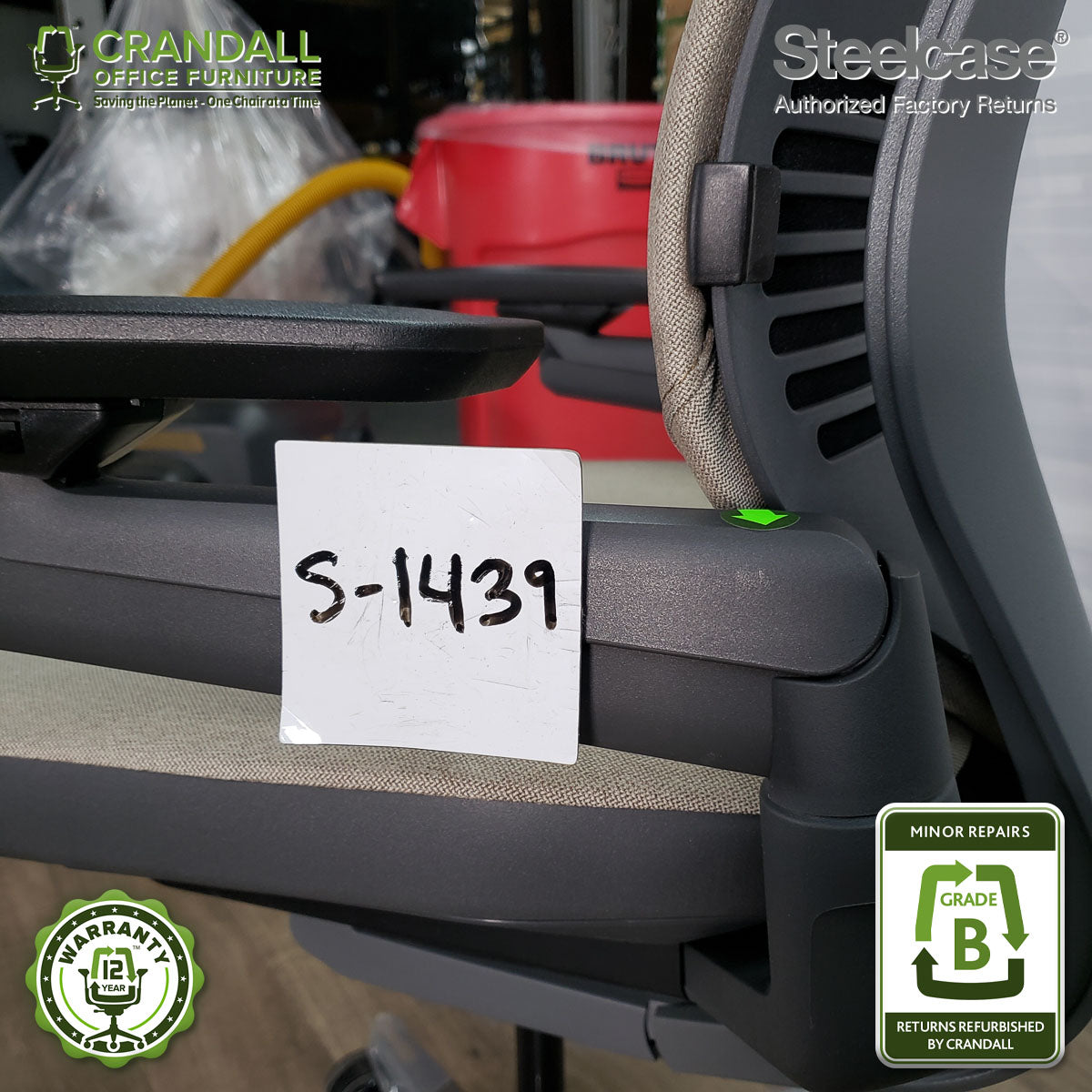 S-1439 - Steelcase Gesture - Grade B