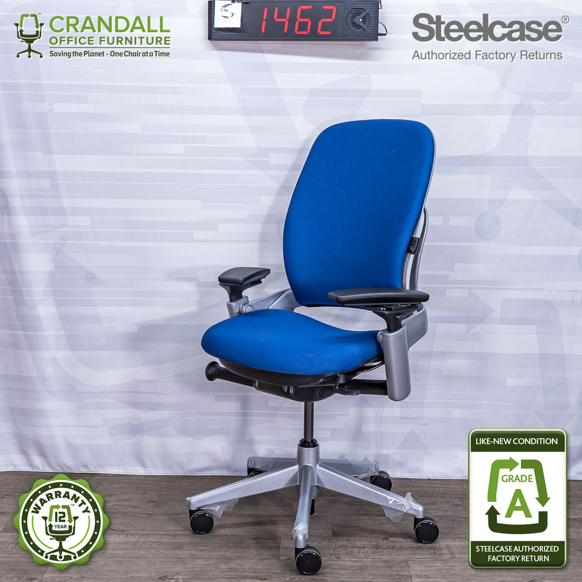 S-1462 - Steelcase V2 Leap - Grade A