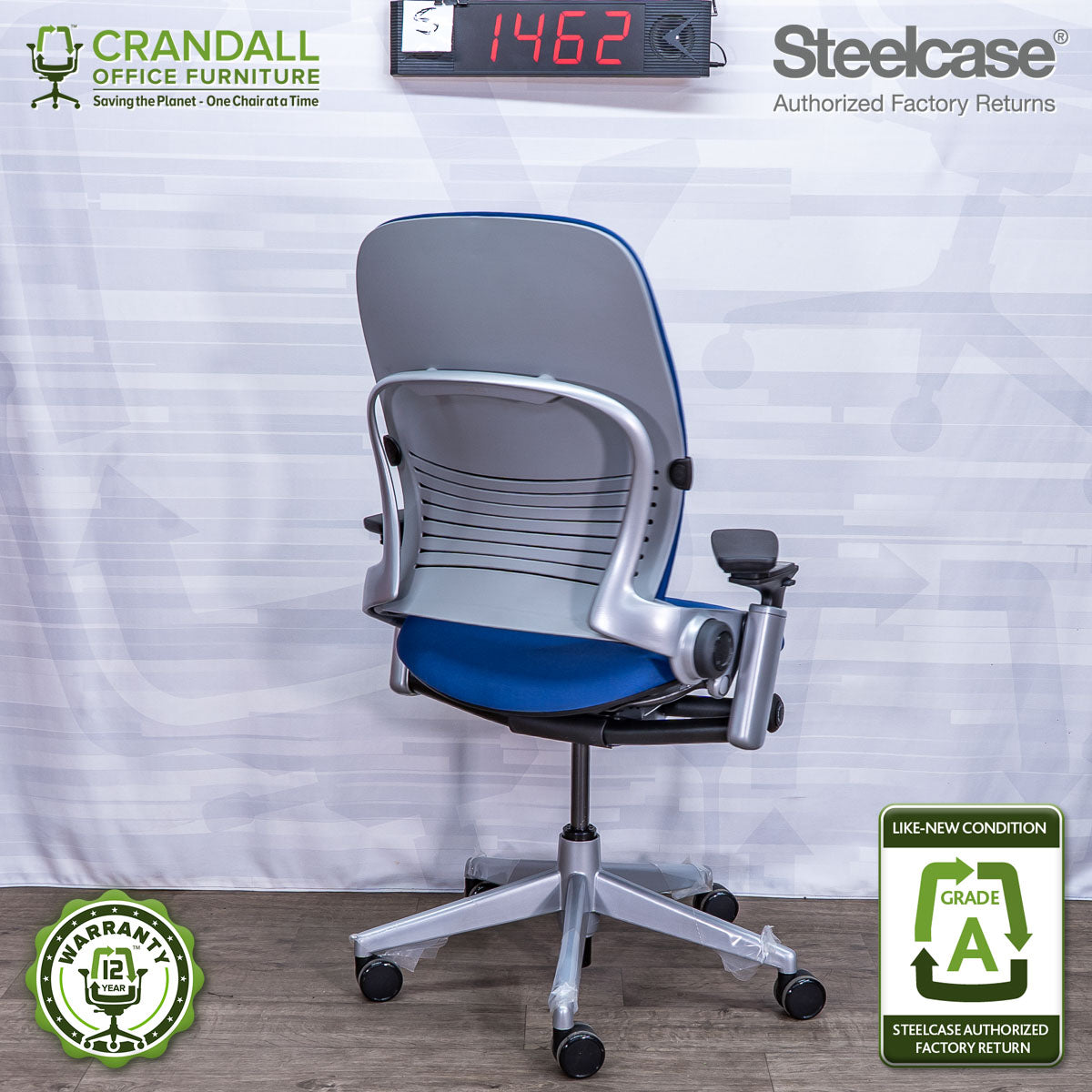 S-1462 - Steelcase V2 Leap - Grade A