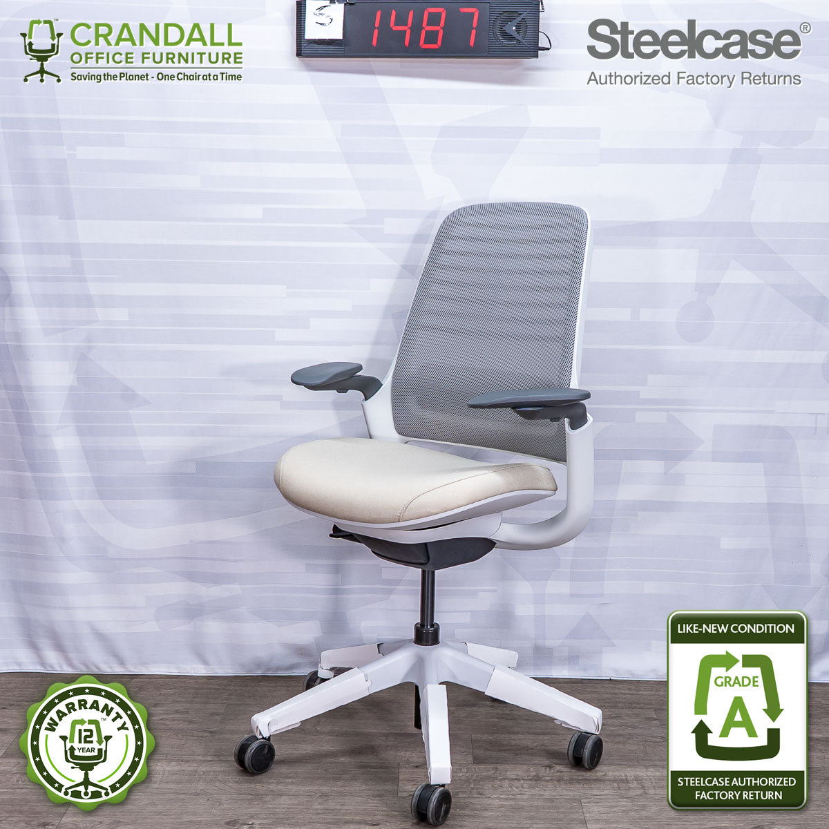 S-1487 - Steelcase Series 1 - Grade A