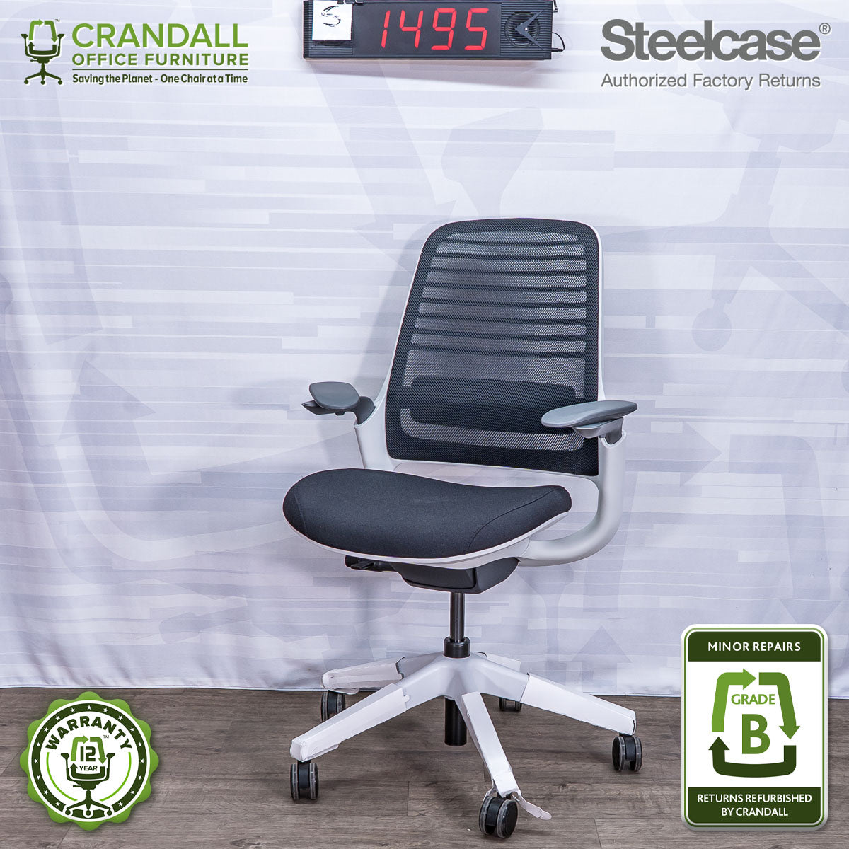S-1495 - Steelcase Series 1 - Grade B