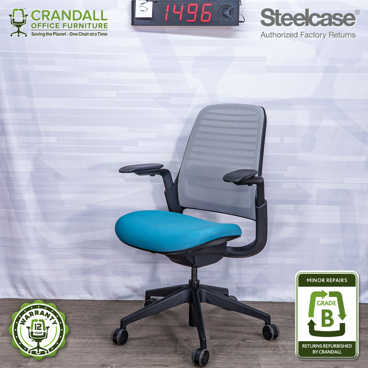 S-1496 - Steelcase Series 1 - Grade B