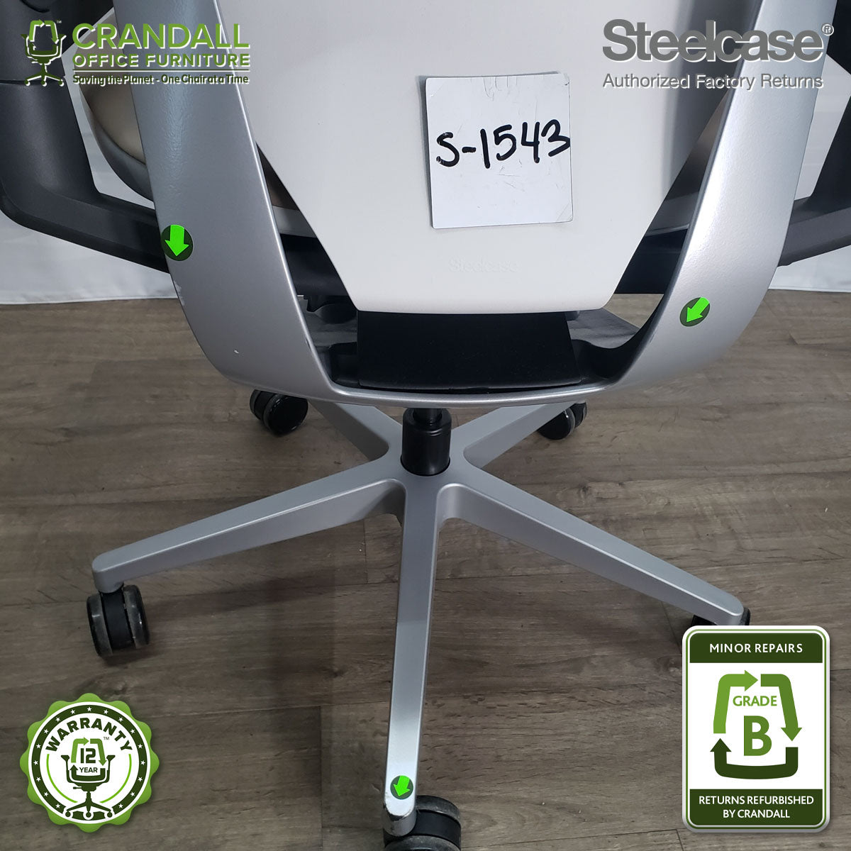 S-1543 - Steelcase Gesture - Grade B