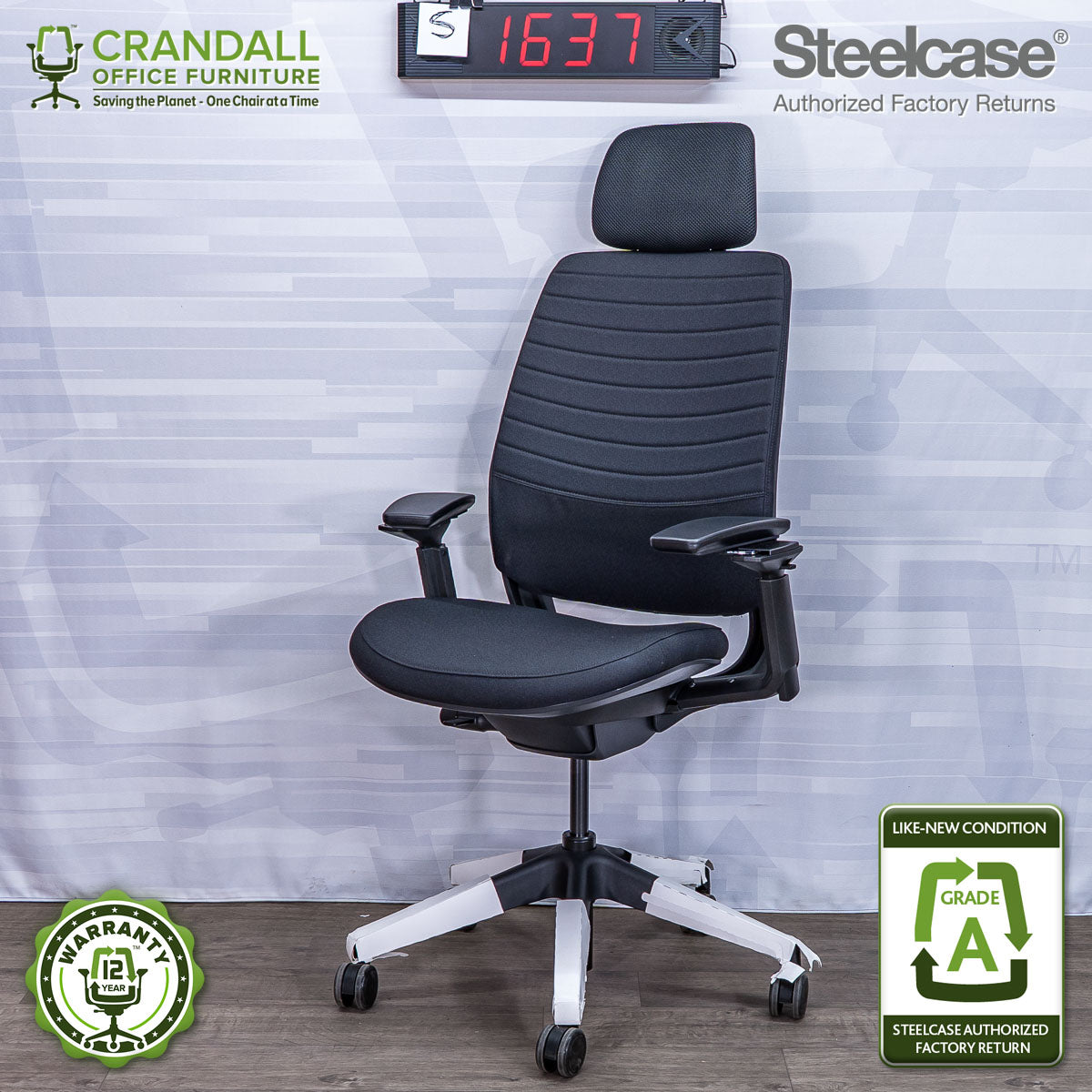 S-1637 - Steelcase Series 2  - Grade A