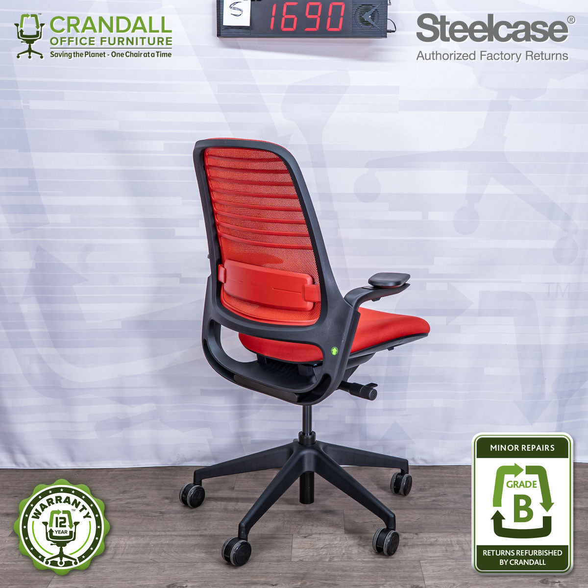 S-1690 - Steelcase Series 1 - Grade B
