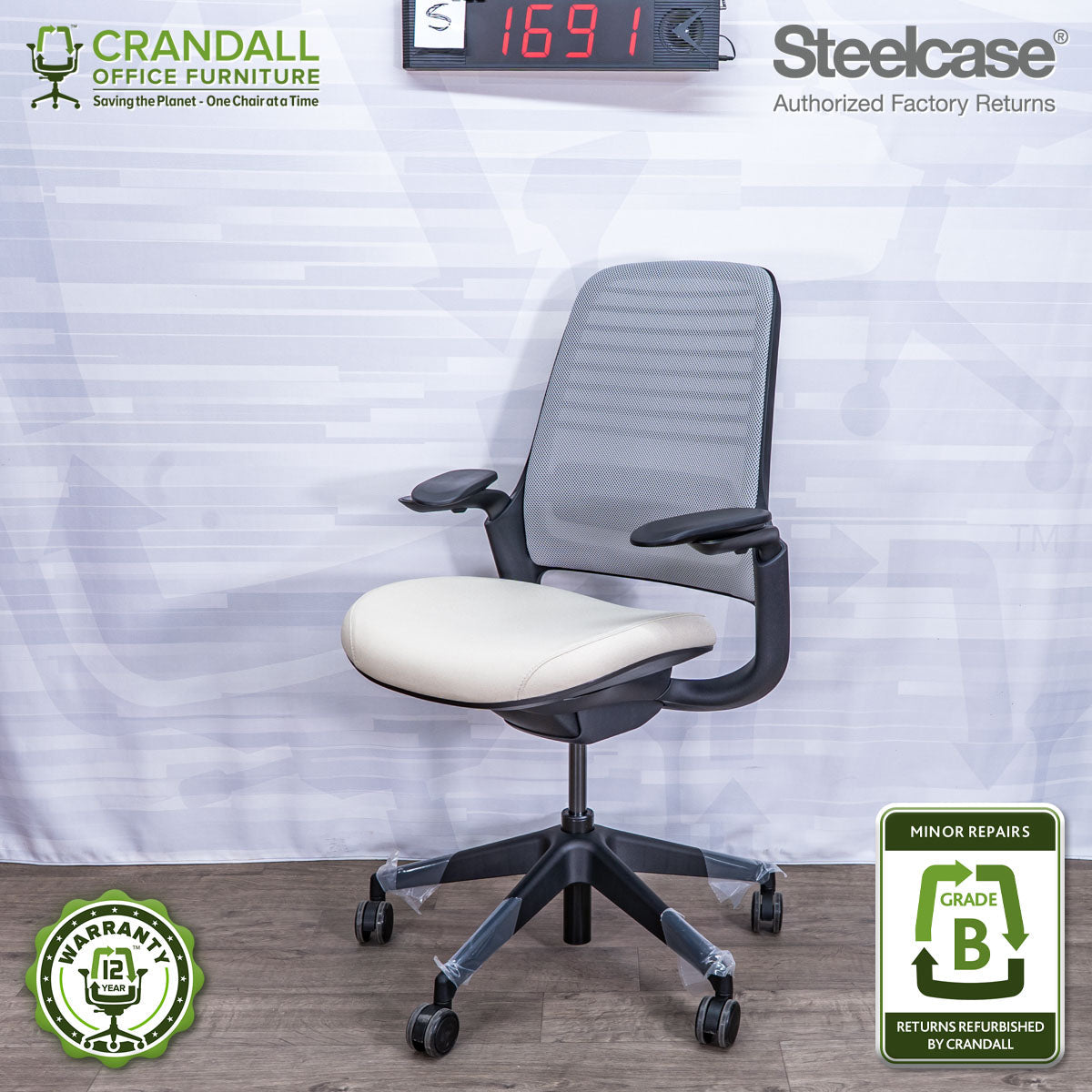 S-1691 - Steelcase Series 1 - Grade B