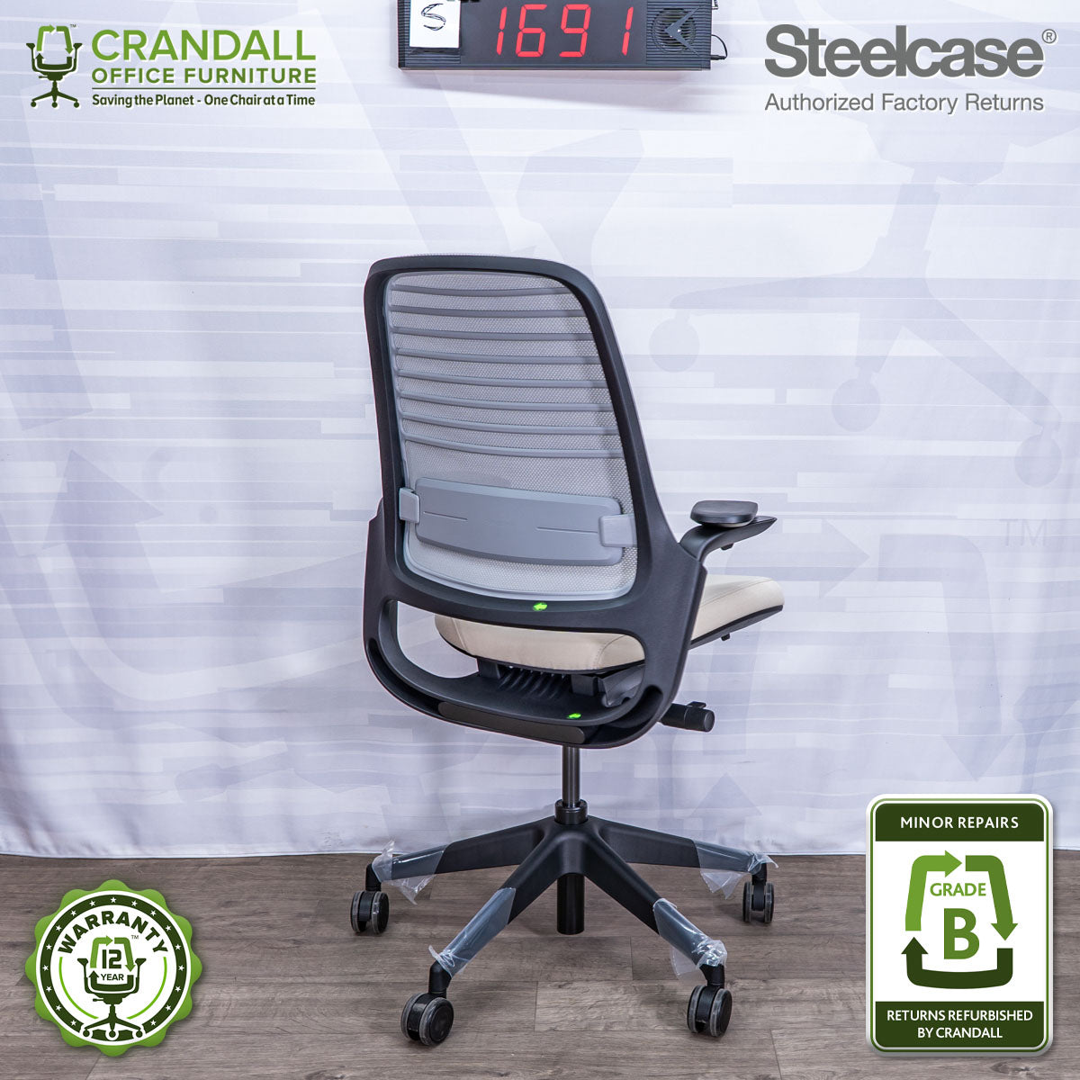 S-1691 - Steelcase Series 1 - Grade B