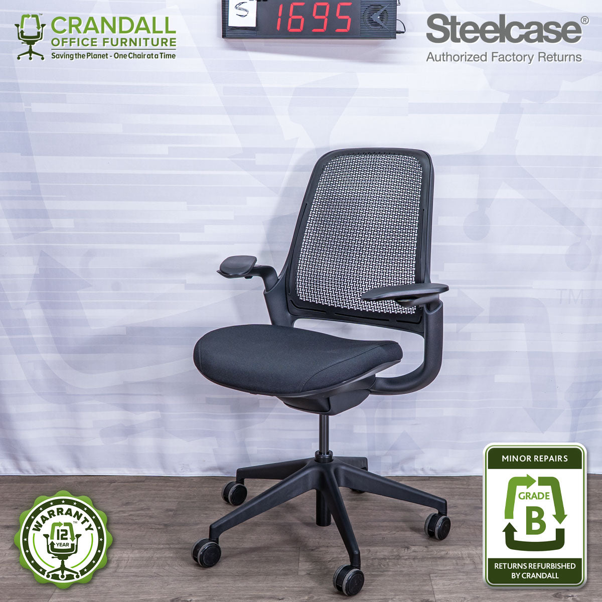 S-1695 - Steelcase Series 1 - Grade B