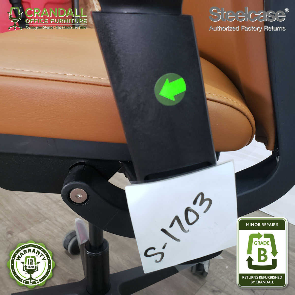 S-1703 - Steelcase V2 Think - Grade B