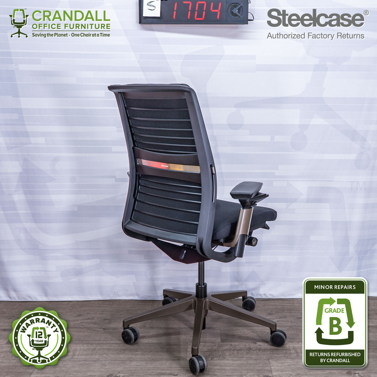 S-1704 - Steelcase V2 Think - Grade B
