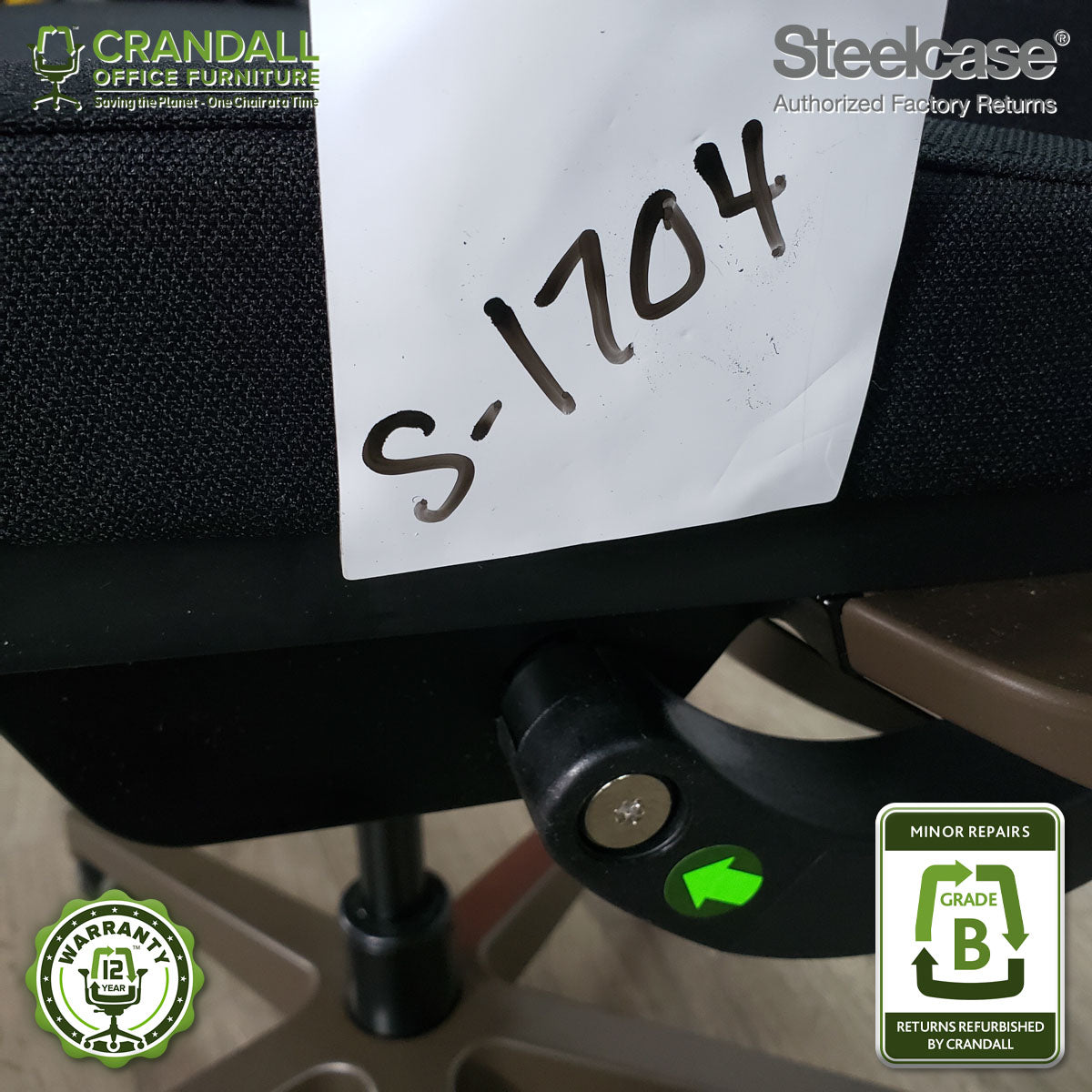 S-1704 - Steelcase V2 Think - Grade B