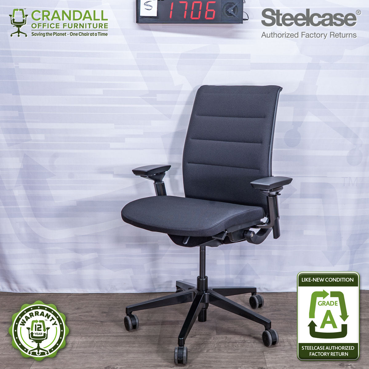 S-1706 - Steelcase V2 Think - Grade A