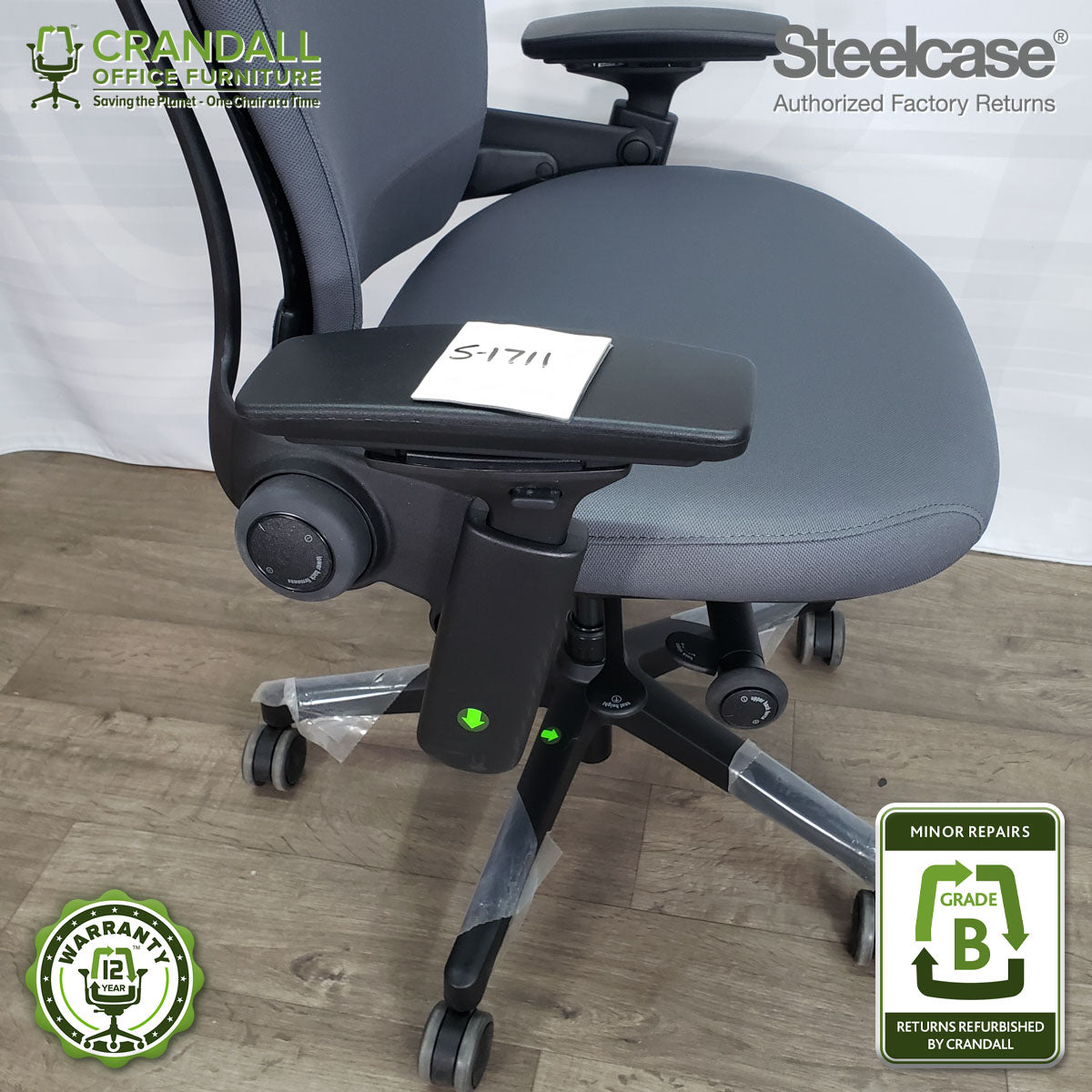S-1711 - Steelcase Leap Plus - Grade B