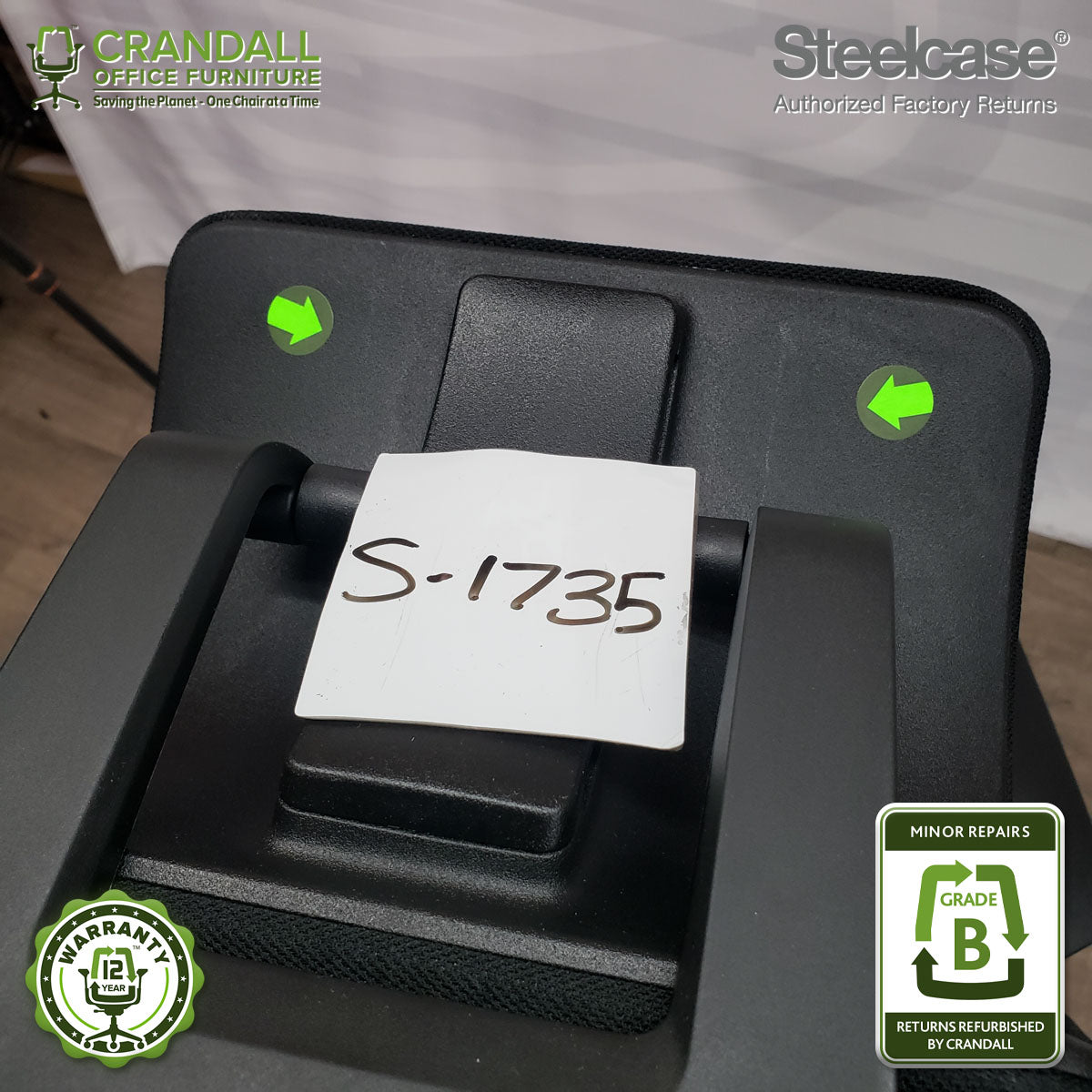 S-1735 - Steelcase Gesture with Headrest - Grade B