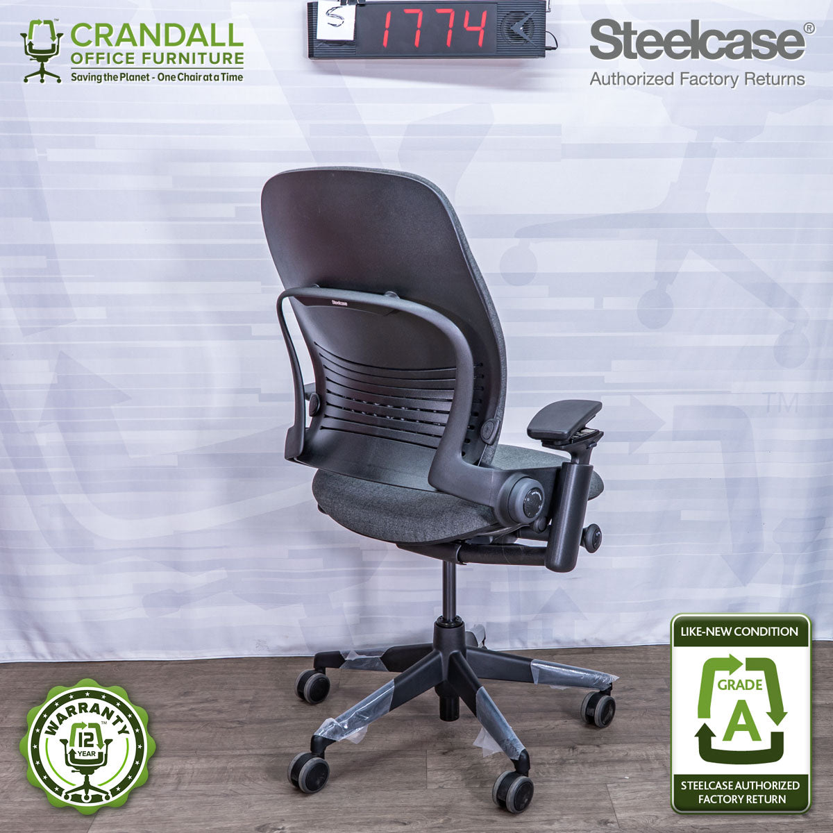 S-1774 - Steelcase V2 Leap - Grade A