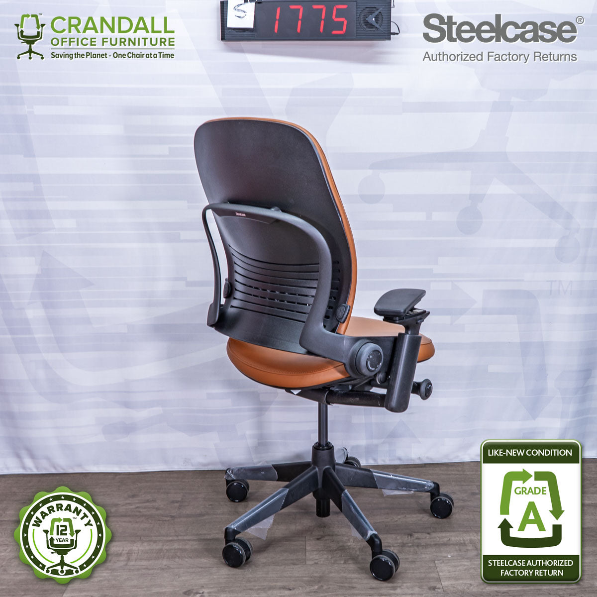 S-1775 - Steelcase V2 Leap - Grade A