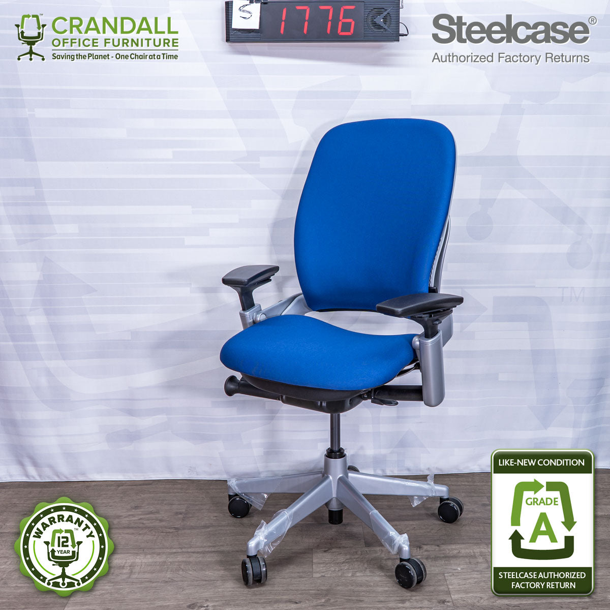 S-1776 - Steelcase V2 Leap - Grade A
