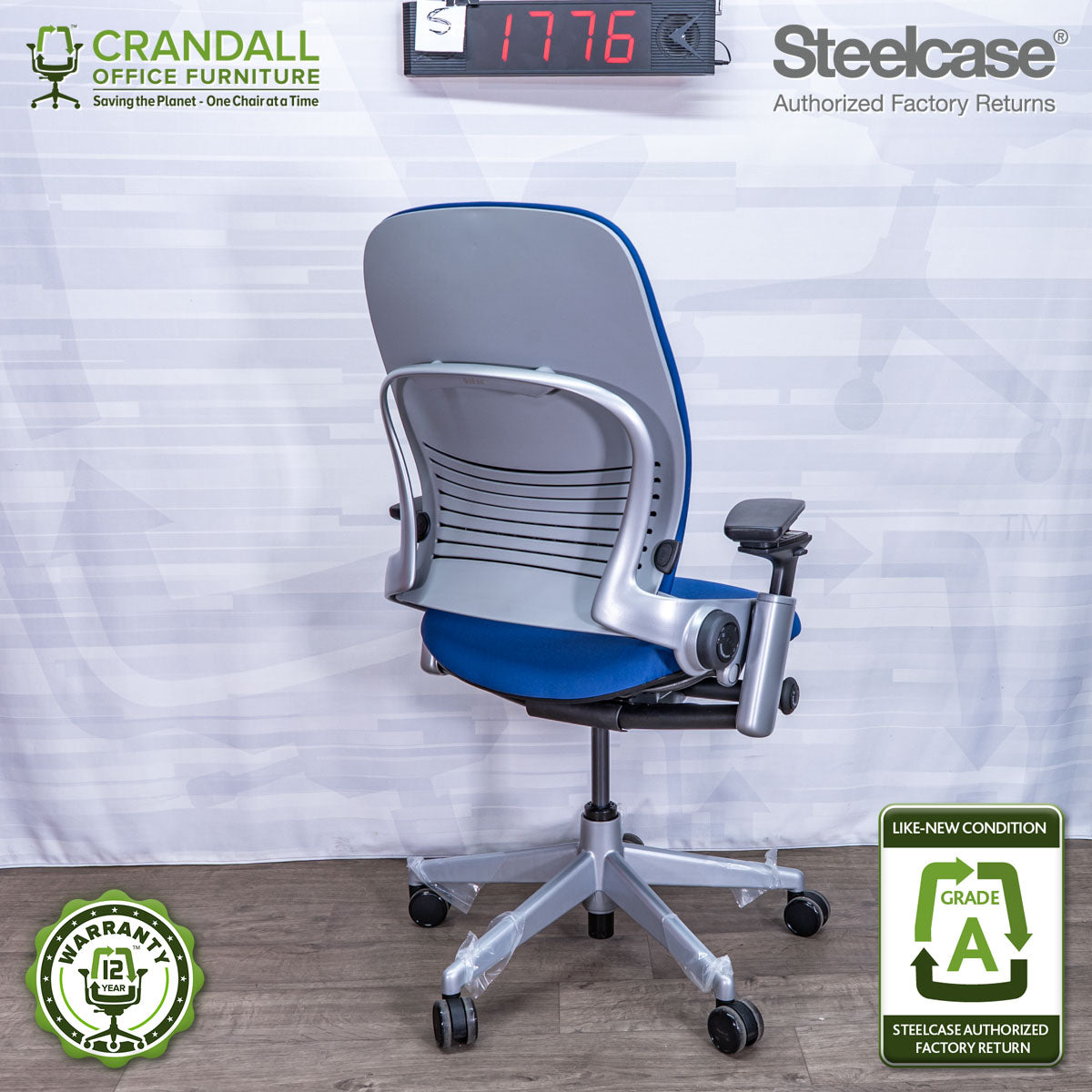 S-1776 - Steelcase V2 Leap - Grade A