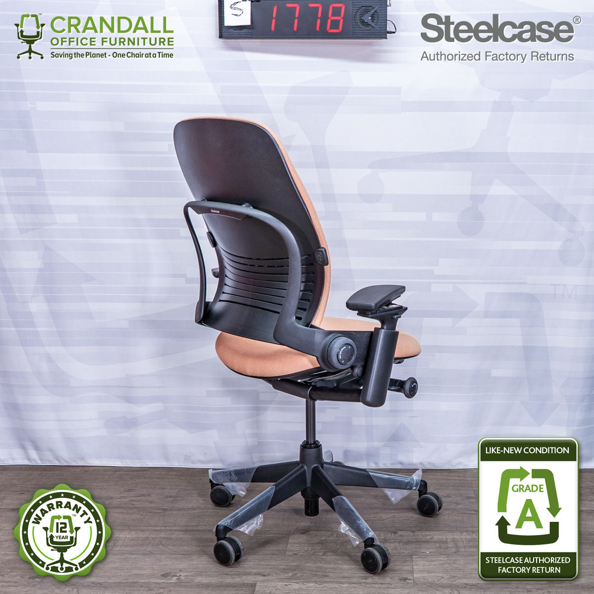 S-1778 - Steelcase V2 Leap - Grade A