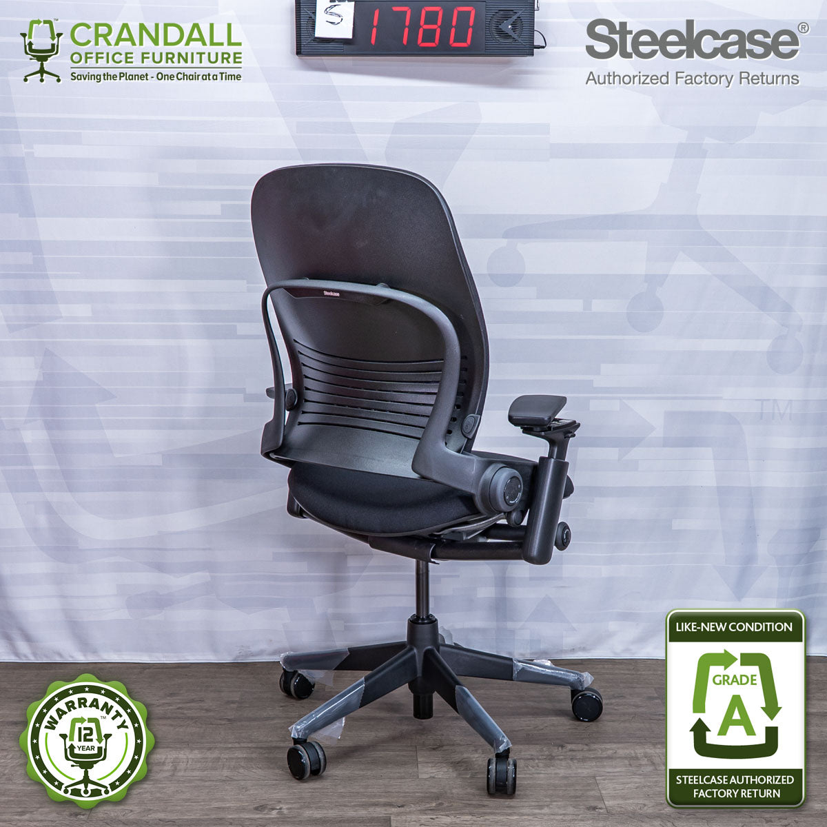 S-1780 - Steelcase V2 Leap - Grade A