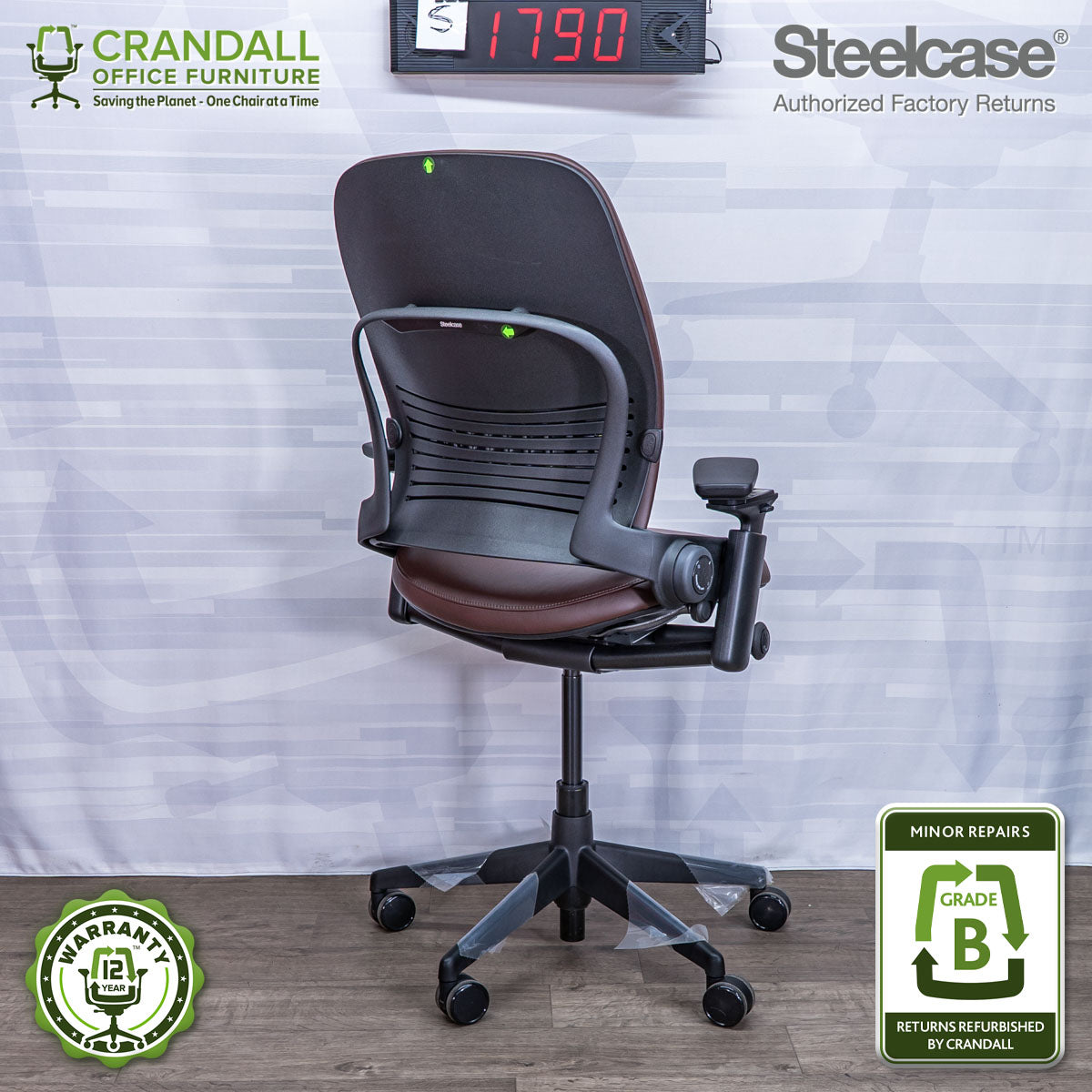 S-1790 - Steelcase V2 Leap - Grade B