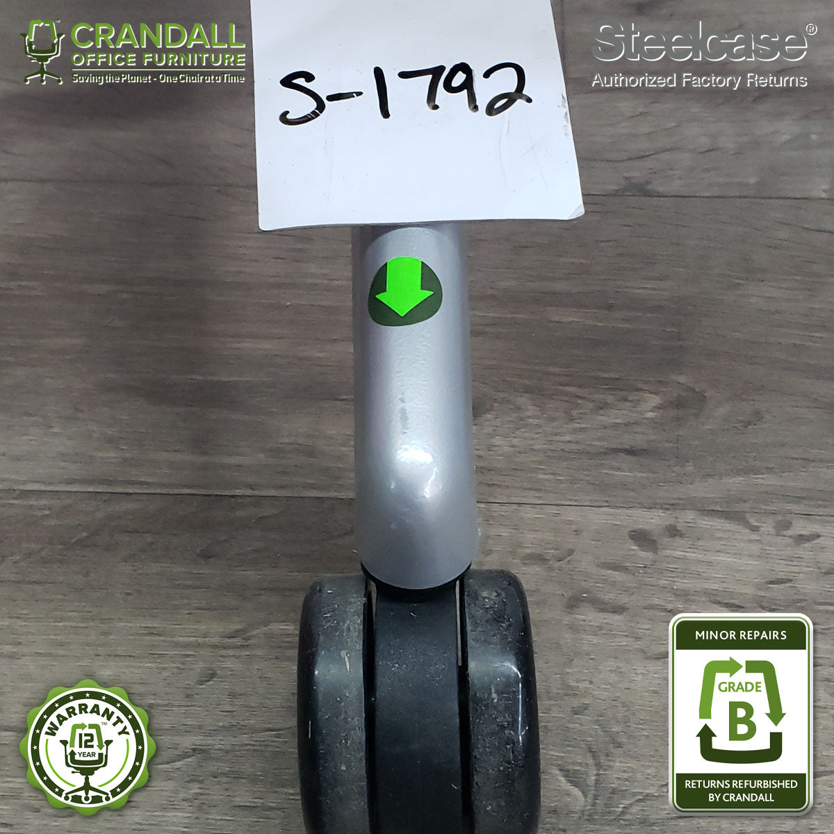 S-1792 - Steelcase V2 Leap - Grade B