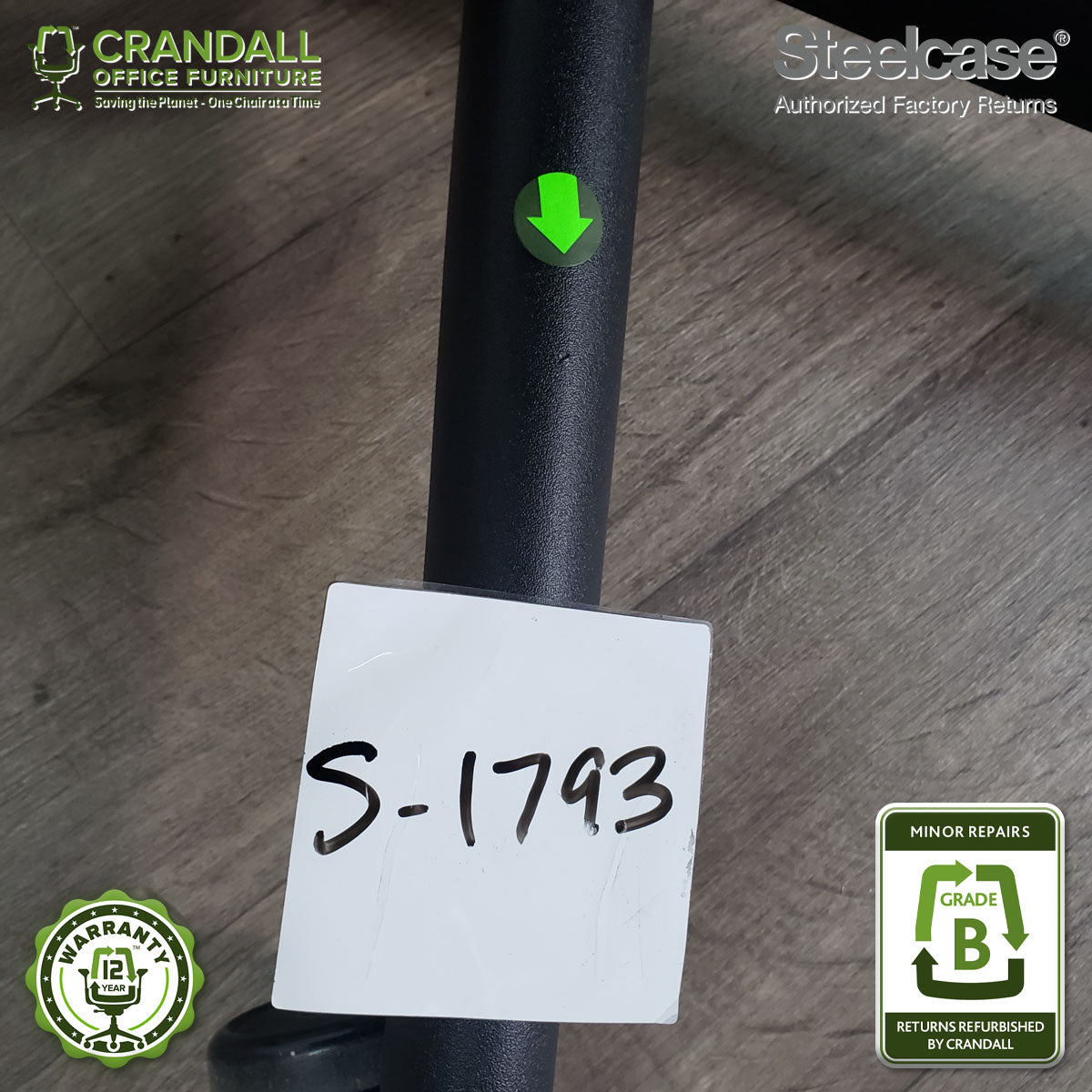 S-1793 - Steelcase V2 Leap - Grade B