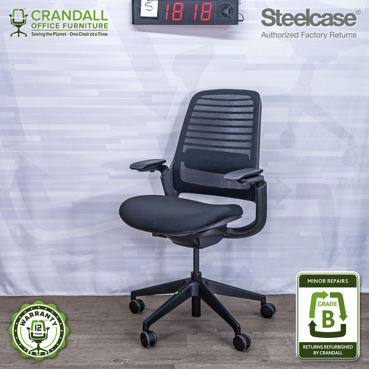 S-1818 - Steelcase Series 1 - Grade B
