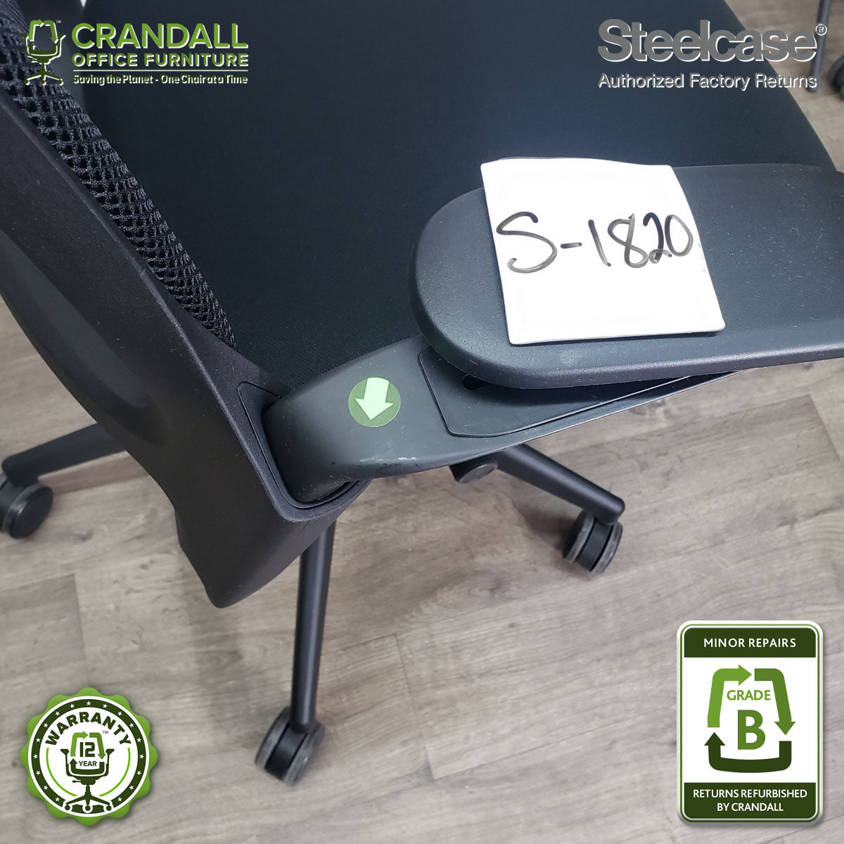 S-1820 - Steelcase Series 1 - Grade B