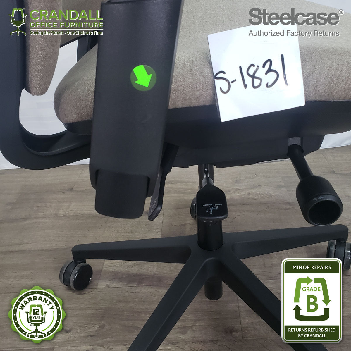 S-1831 - Steelcase Amia - Grade B