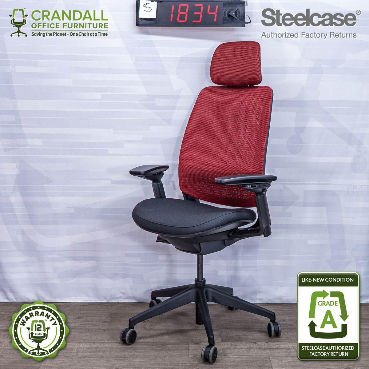 S-1834 - Steelcase Series 2 - Grade A