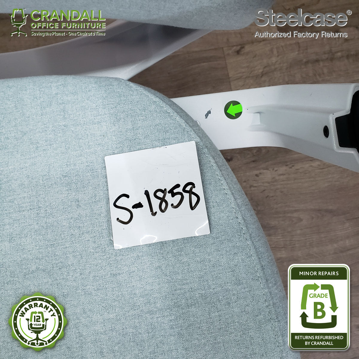 S-1858 - Steelcase Series 2 - Grade B