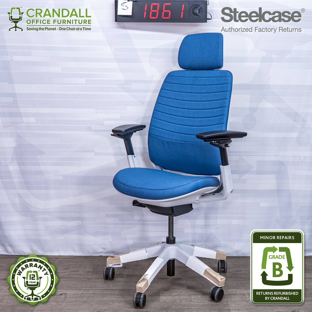 S-1861 - Steelcase Series 2 - Grade B