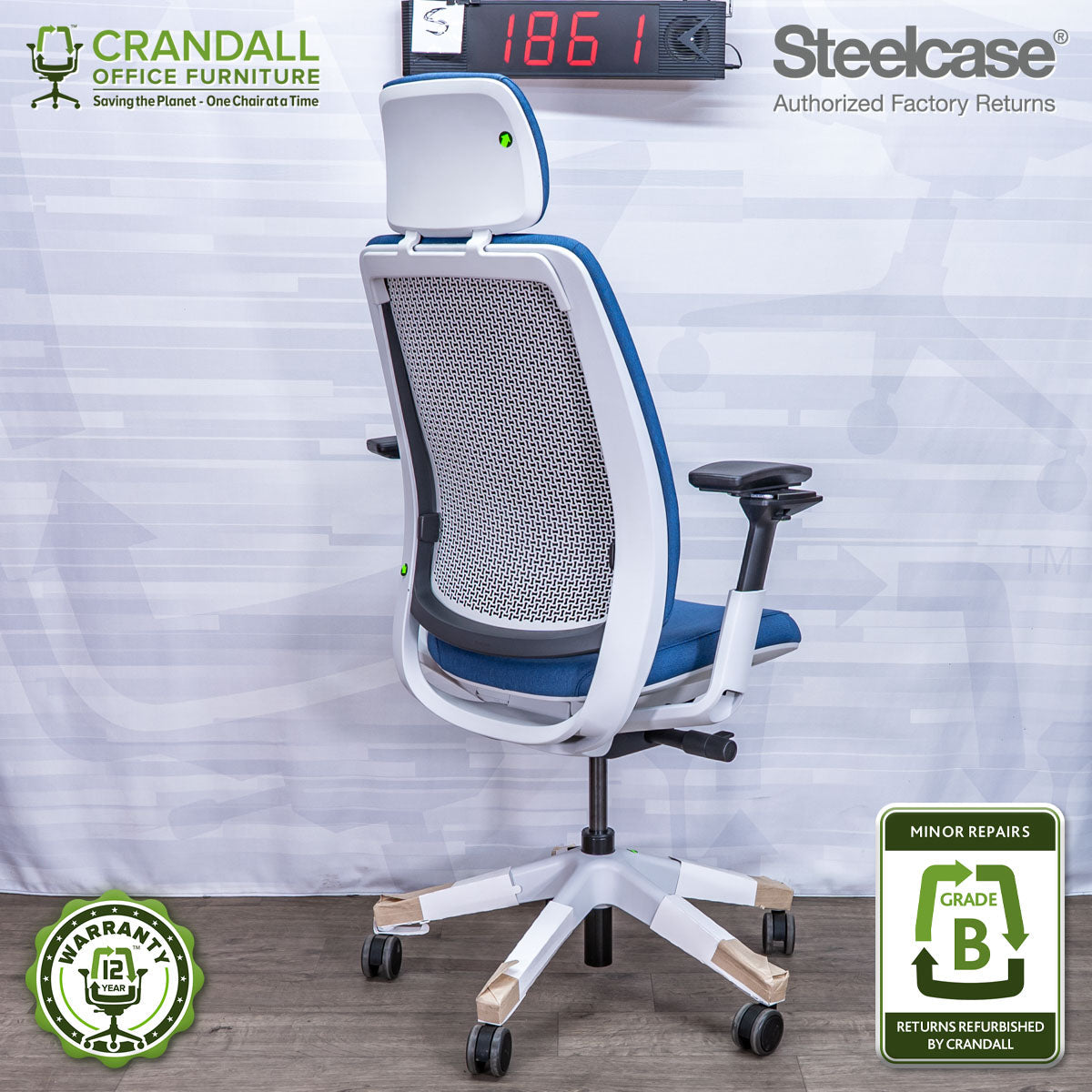S-1861 - Steelcase Series 2 - Grade B