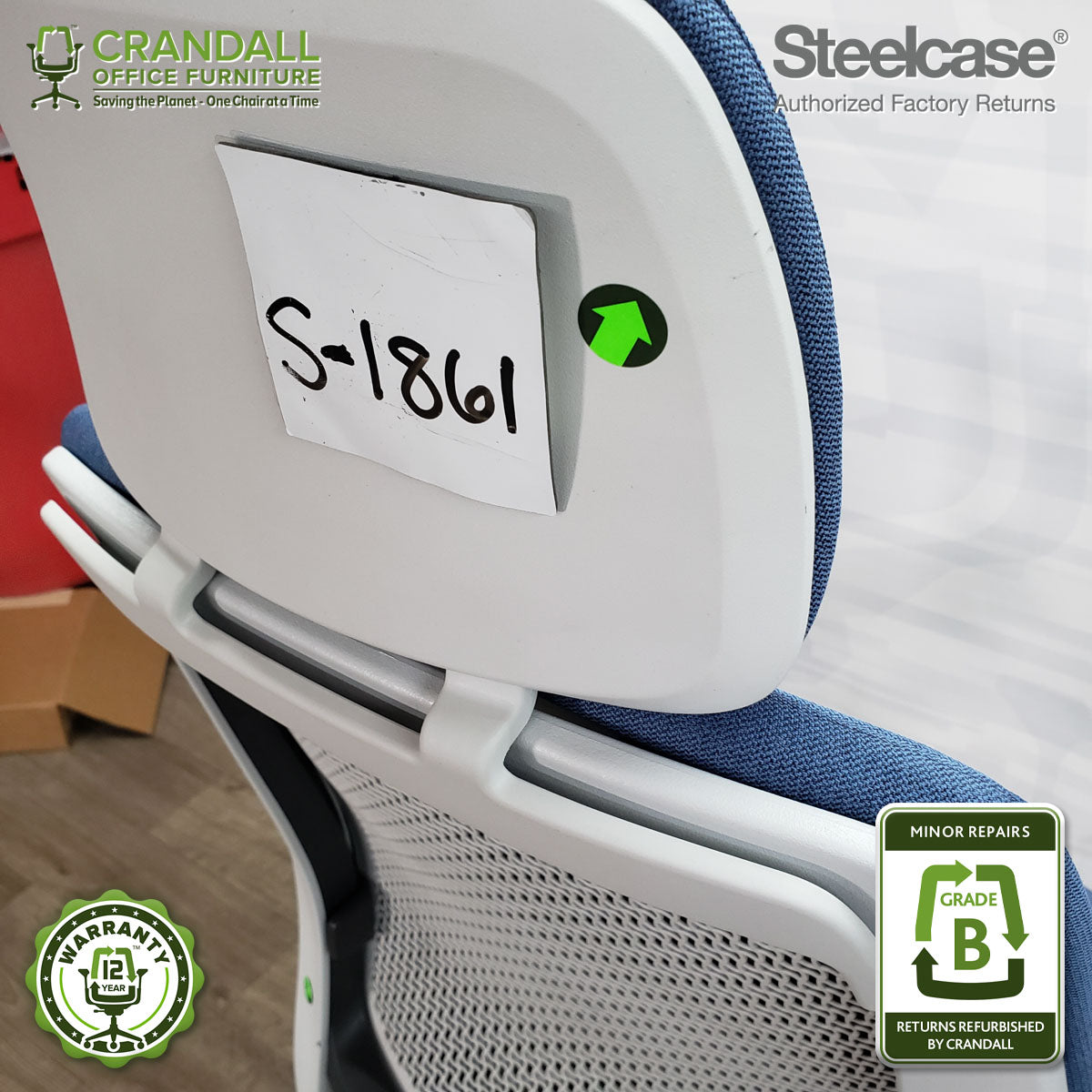 S-1861 - Steelcase Series 2 - Grade B