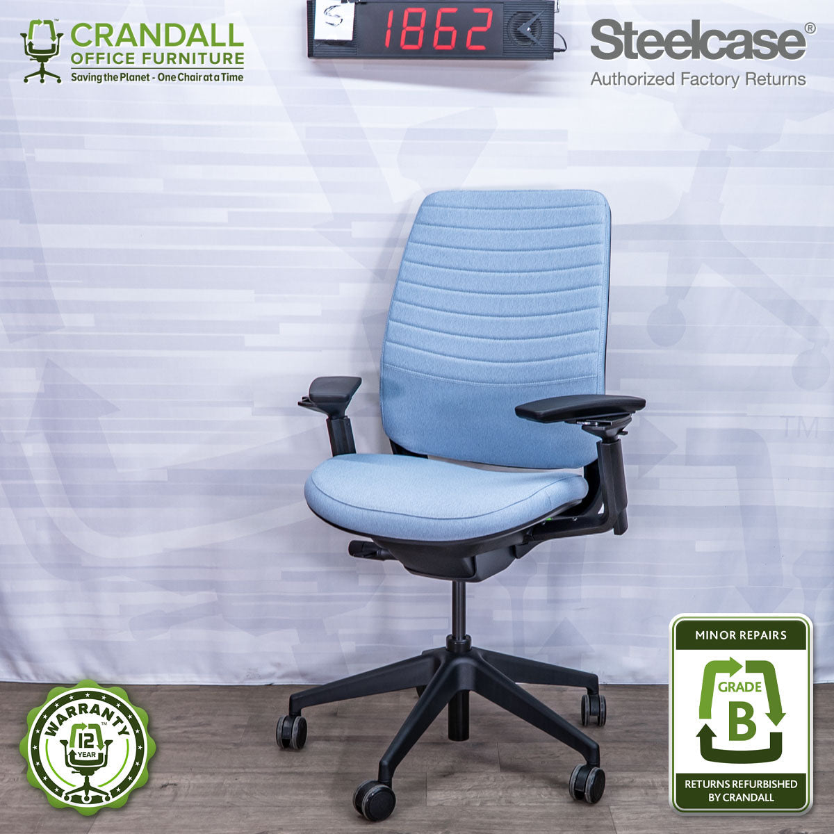 S-1862 - Steelcase Series 2 - Grade B